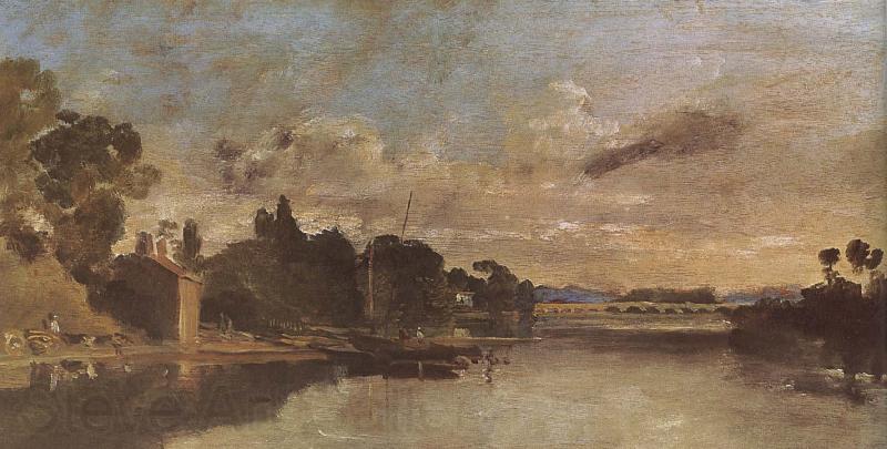 J.M.W. Turner The Thames near Waton Bridges